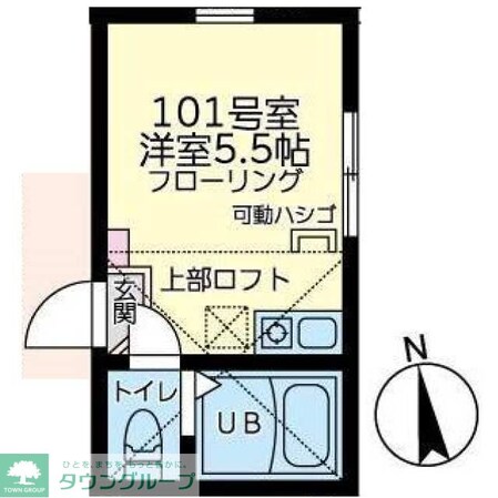 ユナイト星川フレンチクルーラーの物件間取画像